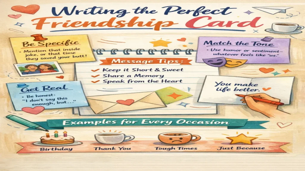 What to Write in a Friendship Card